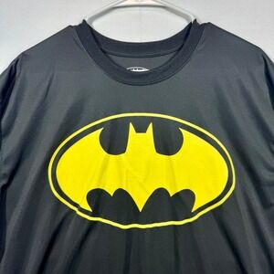 Batman T-Shirt Graphic Print Short‎ Sleeve Black Sz XL